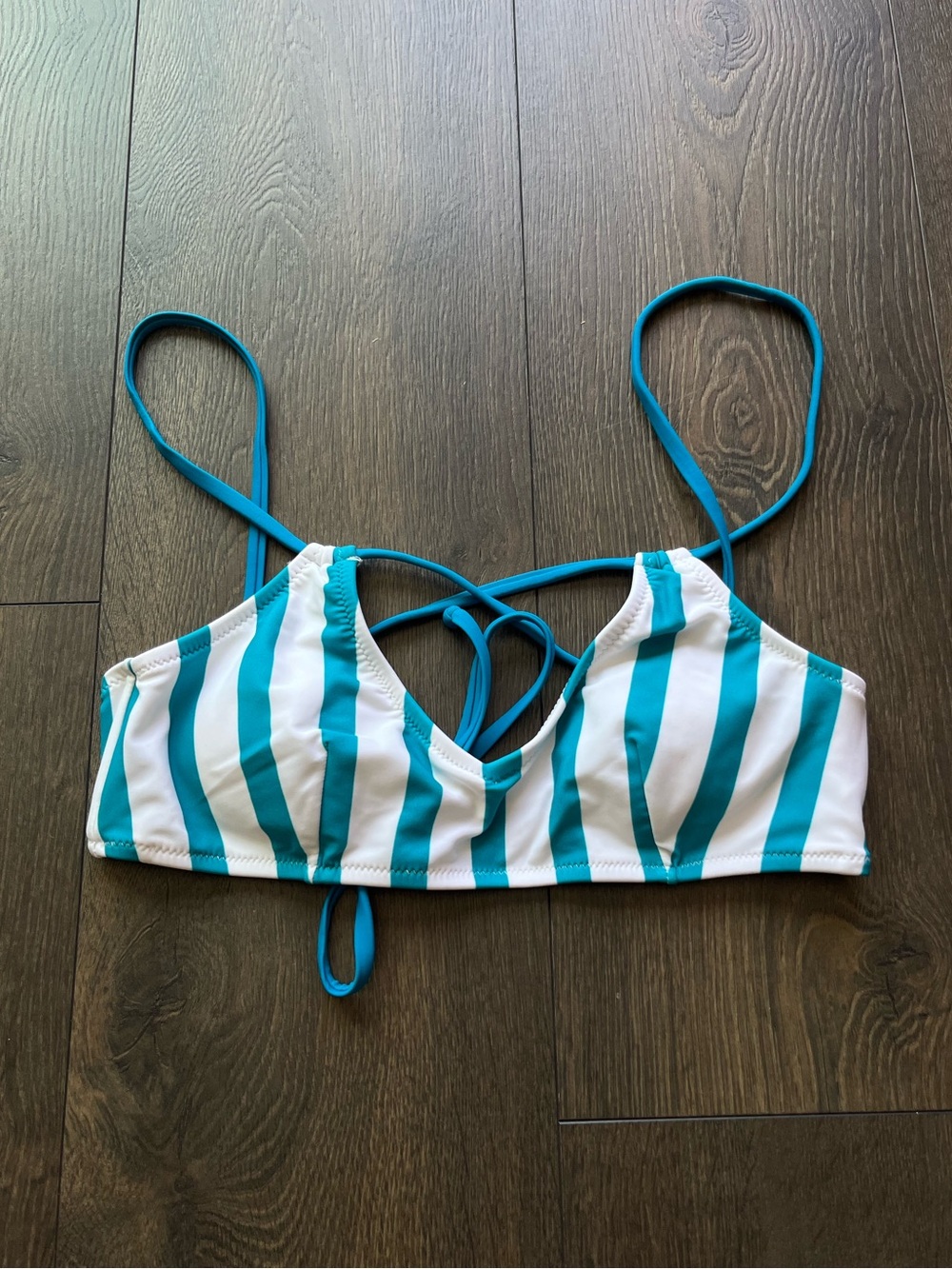 Striped Bikini Top